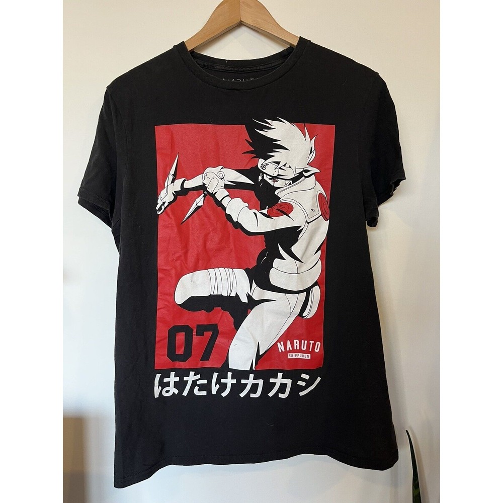 Naruto Kakashi Hatake Team 07 Manga Men's Size Medium